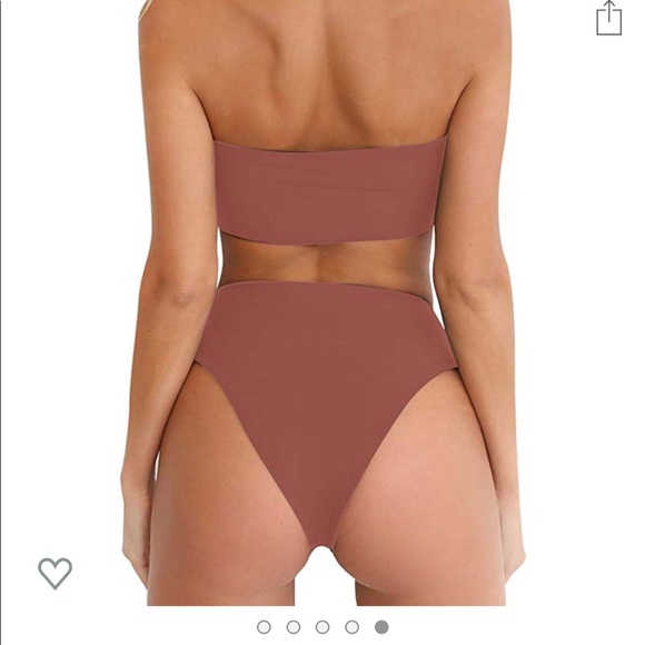 Bandeau high waisted bikini - Picture 3 of 3